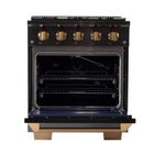 Kucht 30" KEG Series Pro Style Gas Range - Gemstone -Sealed burners make it easy to keep your range clean