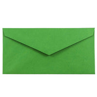 JAM Paper Monarch Envelopes, 3.88 x 7.5, Brite Hue Green Recycled, 100 Pack (34097582g)-Christmas green