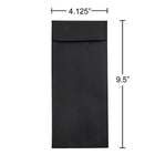 JAM Paper #10 Policy Envelopes, 4 1/8 x 9.5, Black Linen Recycled , 500 Pack (V01218H)-4