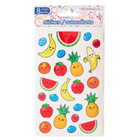 Merangue Sticker Pack - Fruit Faces - 192 Stickers/Pack-Includes 8 sheets of Fruit Faces stickers (192 Stickers/Pack)