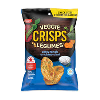 Dare Veggie Crisps Zesty Ranch - 30g - 8 Pack-Made with Real Vegetables