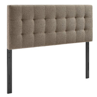Modway Lily Upholstered Full Size Headboard - Taupe-Chenille Fabric Upholstery