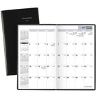 AT-A-GLANCE 2026 Monthly Pocket Planner - 6-1/16" H x 3-5/8" W - Black - Bilingual-Page size: 6-1/16" H x 3-5/8" W