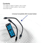 Verbatim 512 GB VGX1000 Gaming PCIe NVMe External SSD-Dimensions: 4.61" H x 1.65" W x 0.43" D