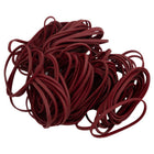 JAM Paper Colourful Rubber Bands - Size 33 - Burgundy - 100 Pack-Size: 33 (3 1/2 x 1/8 inches) | Made from a combination of high quality rubber and elastic