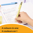 BIC 4-Color Pastel Barrel Ballpoint Pens- Retractable - 1.0mm - Assorted- 3 Pack-A legendary design featuring a comfortable round pastel barrel with a side clip and signature buttons