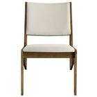 Modway Rylina Vegan Leather Accent Chairs - Weathered Oak Stone - Set of 2-8