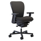 Nightingale CXO Heavy Duty Mid Back Chair - Black-Easy to use adjustable arms with lockable vertical and horizontal movements for individual comfort