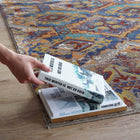 Modway Centehua Distressed Southwestern Aztec Area Rug - 5 ft W x 8 ft L - Multicolored-100% Soft cross-woven polyester