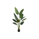 Monarch Specialties 60" Artificial Indoor Bird of Paradise Tree - Floor - Black Pot-Add some greenery to your space with this faux 60" tall Bird of Paradise tree that is set in a 5" black pot