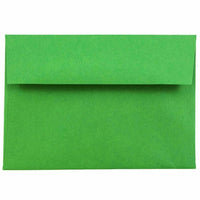 JAM Paper 4Bar A1 Coloured Invitation Envelopes - 3.625 x 5.125 - Green Recycled - 50 Pack-Perfect for Greeting Cards, Invitations, Weddings or any announcement