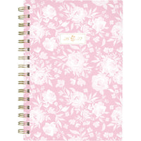 Cambridge Cherrywood Lane 2026-27 Weekly/Monthly Planner - 8½" x 6" - Peony Lace - Bilingual-12 months: July 2026 - June 2027