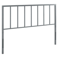 Modway Tatum Metal King Headboard - Grey-Metal King Headboard