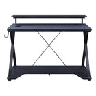 DESIGNlab By OSP Checkpoint Ghost Battlestation Gaming Desk - Black-USB/Power charging hub