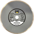 CAT 10" Continuous Rim Diamond Saw Blade-Continuous Rim for Clean Cuts: Provides a smooth cutting experience ideal for brittle materials like porcelain and ceramic, eliminating micro-chipping