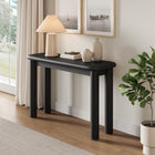 Modway Alvia Oak Wood Console Table - Black-Solid Oak Wood Legs