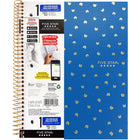 Five Star Style 1-Subject Notebook - 80 Pages - 11" x 8-1/2" - Assorted Colours-Pocket page dividers separate subjects and provide convenient storage for loose sheets. Reinforced storage pockets help prevent tears