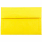 JAM Paper A10 Coloured Invitation Envelopes - 6 x 9.5 - Yellow Recycled - 50 Pack-These envelopes are perfect to use for sending invitations, greeting cards, RSVP's, thank you cards, gifts for birthdays, graduations, holidays and more