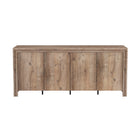 Manhattan Comfort Corin 60" Contemporary 4-Door Sideboard - Brown-Spacious 4-Door Storage – Designed with four cabinet doors that open to generous interior compartments, perfect for organizing dining essentials, media accessories, or everyday clutter