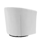Modway Prospect Tufted Performance Velvet Swivel Armchair - Light Grey-No Assembly Required