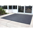 Edgewood Tundra Heavy Traffic Exterior Scraper Mat - 3' 6" W x 7' L - Charcoal with Black Edging-11.76 lbs