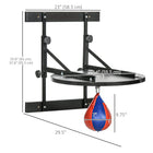 Soozier Speed Bag Platform Wall Mounted Speed Bag Boxing Height Adjustable-Adjustable height, convenient for each user to customize 