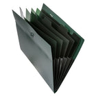 Staples 5 Pocket Expanding Folder - Letter Size - Green-Featuring a slim profile, good for storing in many different spaces