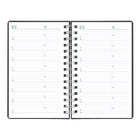 Blueline 2027 DuraFlex Daily Planner - 8" x 5" - Black - Bilingual-Telephone and address section