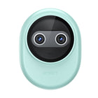 EMEET Piko Dual-Lens 4K Webcam with AI Autofocus - Green-Animal Privacy Cover: Cute design adds privacy with playful charm.