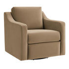 Modway Liora Performance Velvet Armchair - Taupe-Stain-Resistant Performance Velvet