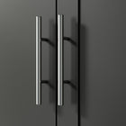 kleankin Bathroom Wall Cabinet with Shelf - Black-Colour: Black