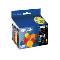 Epson 288 DURABrite Ultra Ink Cartridge Combo Pack - High Capacity Black/Standard Capacity Colour CMY-Better quality than the lab