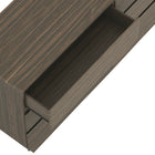 Manhattan Comfort Ardea 72" Contemporary 6-Drawer Double Dresser - Walnut-Minimalist modern design with smooth, handle-less drawer fronts for a sleek, uninterrupted look