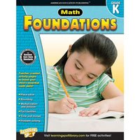 eBook: American Education Publishing 704275-EB Math Foundations - Grade Kindergarten-You will receive two emails: one confirming your entire order, and one with a "Download Software" buttonYou can download immediately or return to your email to download later