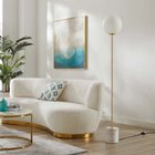 Modway Logic Terrazzo Floor Lamp - White-Terrazzo Base