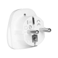 LOGiiX Travel Adapter Europe - White-Universal adapter for European (Type-F) plugs