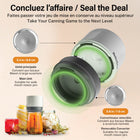 RoboSeal Rechargeable Mason Jar Vacuum Sealer-Automatic stop technology powers the sealer down once a tight vacuum seal is reached
