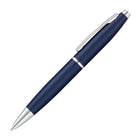 A.T. Cross Calais Ballpoint Pen - Matte Metallic/Midnight Blue-Medium-point tip produces 0.31mm line width for crisp, bold lines and excellent visibility.  