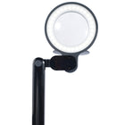 OttLite Space-Saving LED Magnifier Desk Lamp - Clearsun - Black-Provides smooth, uniform light with Color Rendering Index (CRI) of 95+ for excellent color accuracy