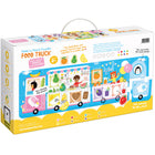 Banana Panda Make-a-Match Puzzle - Food Truck-Learn Even More About Dinosaurs - puzzle includes large double-sided educational poster with more fun Dino facts, added learning value parents will love