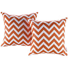 Modway Outdoor Patio Pillow Set - Chevron - Set of 2-Indoor/Outdoor Throw Pillow