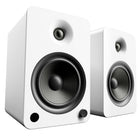 Kanto YU6 Powered Bookshelf Speakers with Bluetooth and Phono Preamp - Matte White-Integrated Bluetooth with Qualcomm aptX technology lets you enjoy high-quality streaming from the palm of your hand