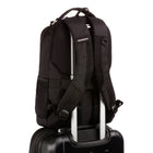 Swiss Gear Cecil Laptop Backpack - Black-Add-a-bag feature allows bag to slide over extended handle of wheeled luggage