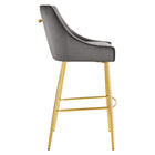 Modway Discern Bar Stools - Gray - Set of 2-Decorative Handle
