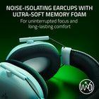Razer Blackshark V2 Pro (Xbox Licensed) Wireless Esports Headset for XBSX - White-70 hours of battery life with type c charging: Multi-day use on a single charge. *Tested with PC (Up to 48 hours with PlayStation & Xbox)