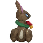 GEMMY Airblown Inflatable Christmas Vintage Reindeer - 35" x 35"-Self-inflates in seconds