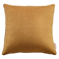 Modway Enhance 18" Performance Velvet Throw Pillow - Cognac-Accent Throw Pillow