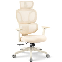 MotionGrey Mellow Ergonomic Office Chair - High Mesh Back Support with Adjustable Armrests - Beige-Comfort Reimagined - MotionGrey’s office chair is meticulously designed with your comfort as the priority. Each component is strategically placed to enhance the overall seating experience, aiming to redefine and elevate your notion of comfort in a workspace environment