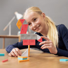 Connetix - PRO Ensemble Constructeur, Contenant 70 Pièces-Ce jouet magnétique stim comprend une carte d'accès au manuel de construction pour débloquer un potentiel créatif illimité