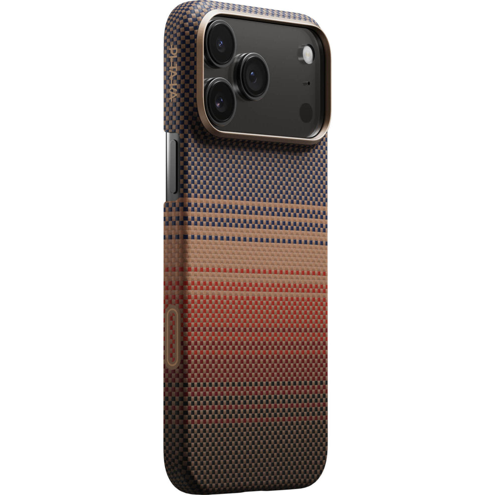 PITAKA iPhone 17 Pro用 ケース Sunset柄 PITAKA Tactile Woven Case For iPhone 17 Pro Max - Sunset | staples.ca